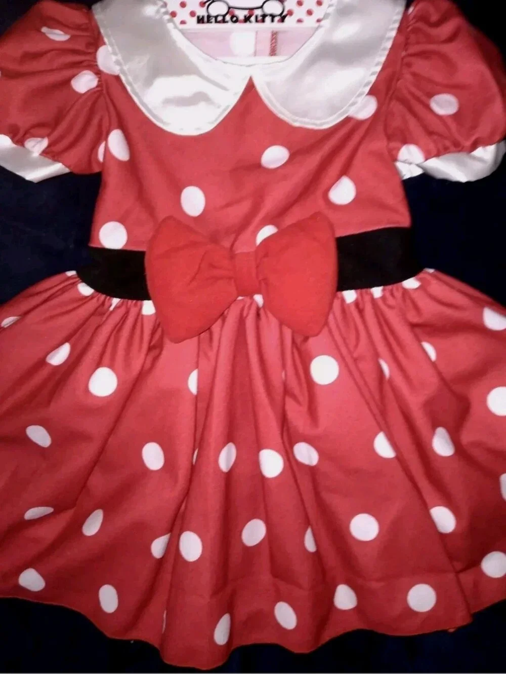 Disney Baby Minnie Mouse Red Polka Dot Dress 12 Months